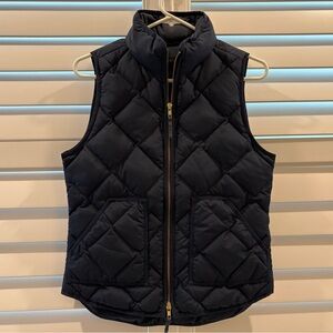 J. Crew Navy Blue Quilted Vest